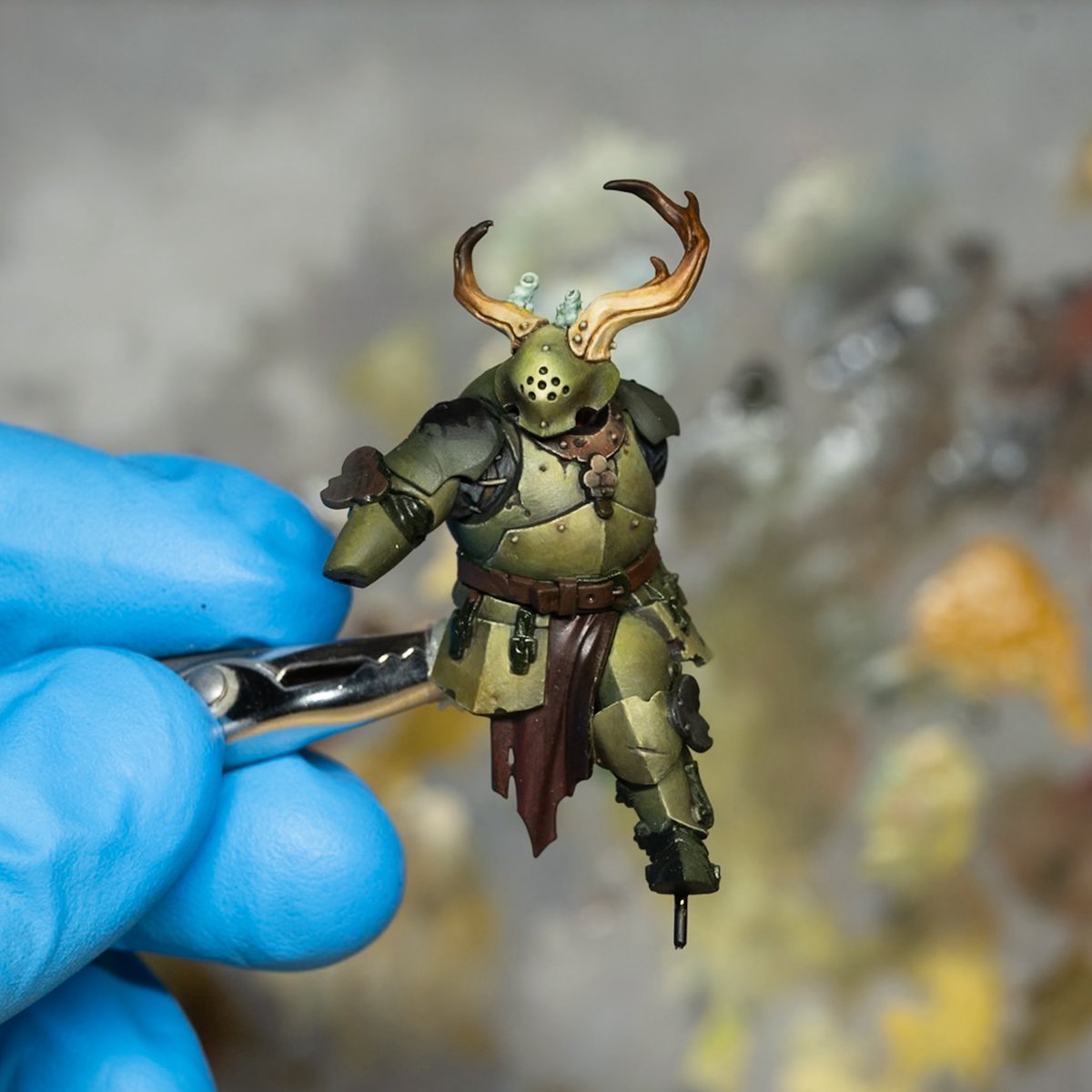 murai_319's tweet image. 2体目
ロットソードの頭部めっちゃ好き
#warhammer