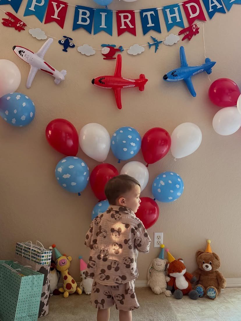LisaDona3337's tweet photo. Can’t believe my little guy is 2 years old already. I’m so blessed to be your momma. My airplane loving, drum playing, funky music dancing boy ❤️ https://t.co/EyoYRyLnfg