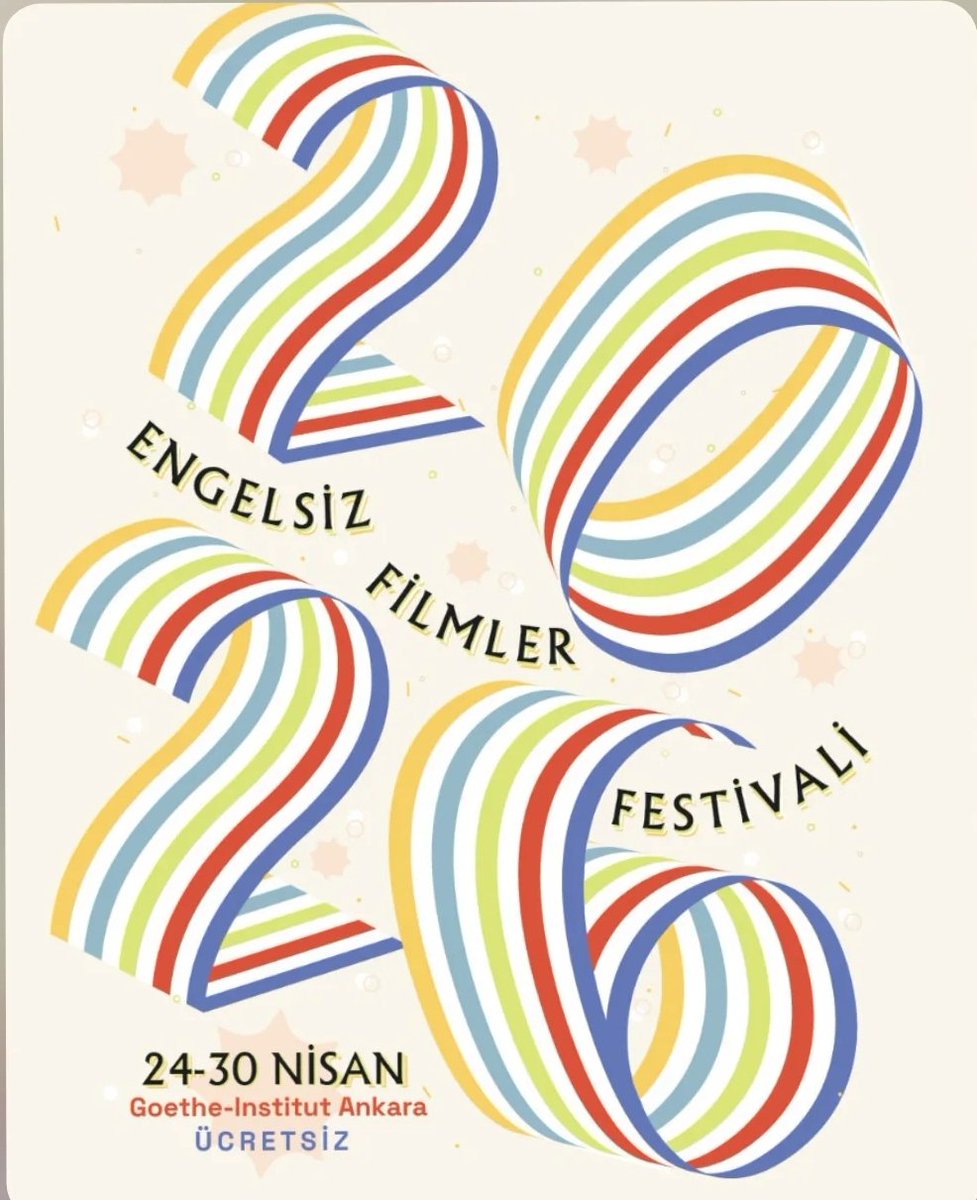 🎬 Engelsiz hikâyeler, sınırsız deneyimler!
Engelsiz Filmler Festivali
📅 24–30 Nisan
📍 Goethe-Institut Ankara
🎟️ Ücretsiz
Sinema herkes içindir. Erişilebilirlik sadece bir seçenek değil, bir haktır.
Gör, duy, hisset… hiçbir engel olmadan.
#EngelsizFilmler #Erişilebilirlik
