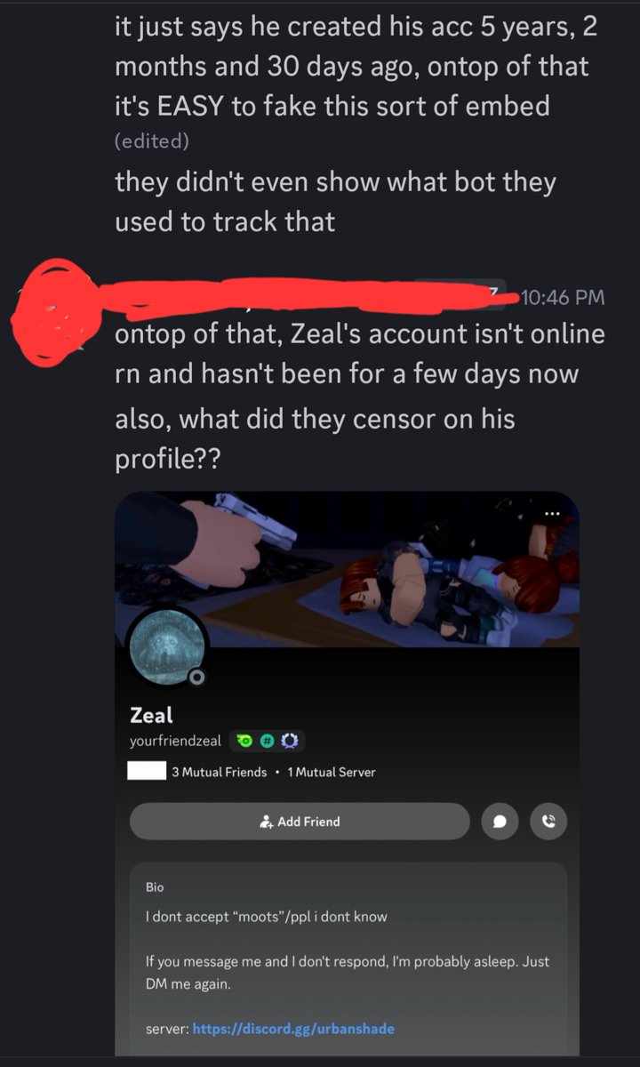 Juztjaxx_'s tweet image. More fake bs being put on Zeal. LMAO...

1/2.. Or 3....

#Pressure #Roblox #RobloxPressure #Zeal #IloveZeal
