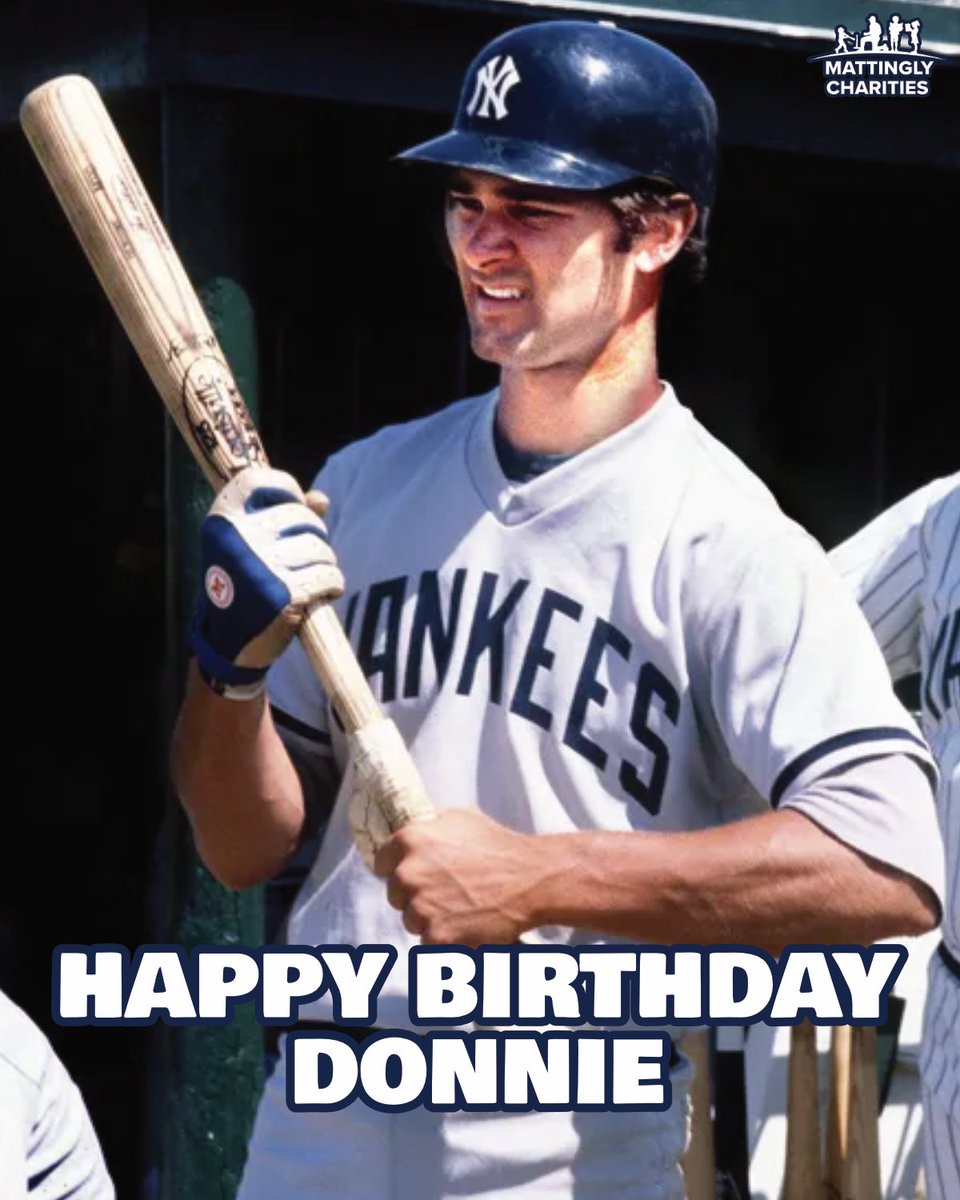 MattinglyChrty's tweet photo. Join us in wishing Don a very happy birthday! 🙌🏻⚾️🎂 https://t.co/MSwO83uCD2