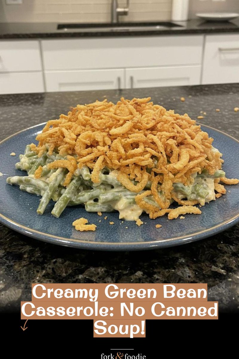 Forkandfoodie's tweet image. You won't believe how good this turns out! 🤤

Green Bean Casserole No Mushroom Soup | Homemade &amp;amp;amp; Creamy - forkandfoodie is our absolute favorite right now.

Guess the secret ingredient? 👀 #recipes #foodie #cooking
