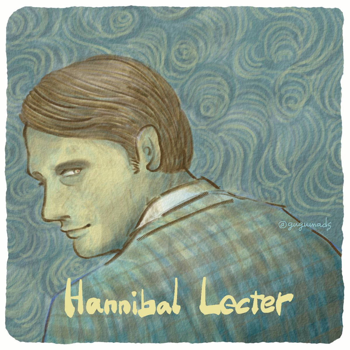 衝動描き(ゴッホ風味)

#hannigram