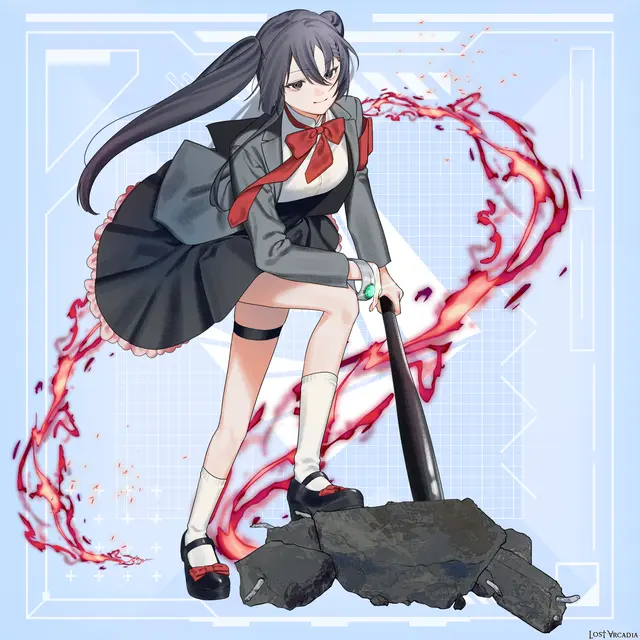 xint0582's tweet photo. 納品しました❣
指定ポーズがあまりにもかっこよかったので絶対にかっこよく仕上げるぞと意気込みました💪

『Lost Arcadia』(C)心太／Re:version 
原寸：https://t.co/5ISF68LLiJ https://t.co/ffBTGMgn0I