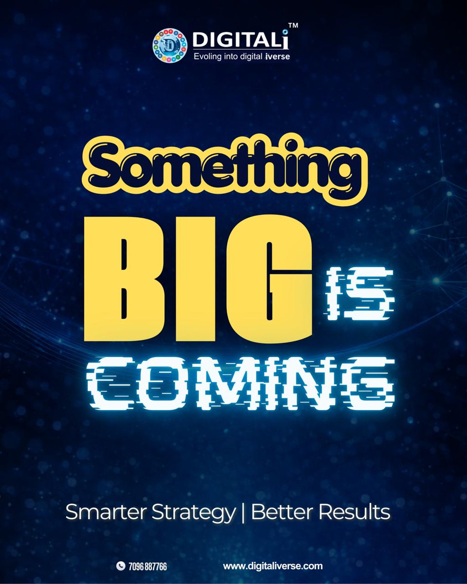 DigitaliCompany's tweet image. Not just another update.
Something bigger is coming. 👀
#StayTuned
