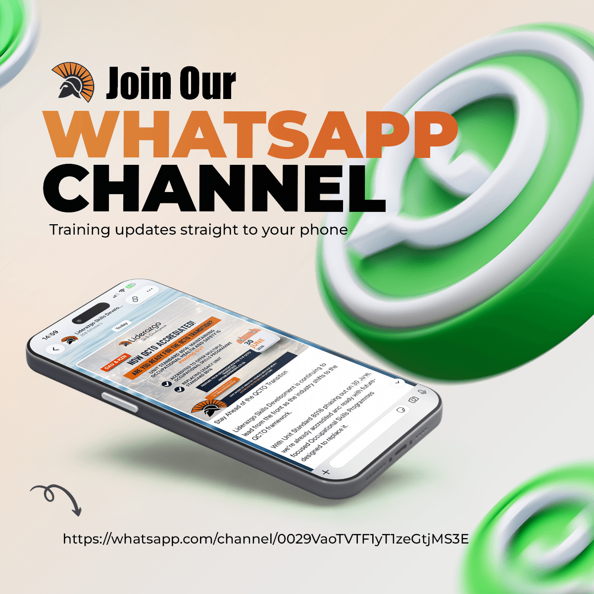 Liderazgo17's tweet image. 📲 Stay updated with Liderazgo

Get training dates, industry updates &amp;amp; more — straight to your phone.

👉 Join our WhatsApp Channel:
whatsapp.com/channel/0029Va…

#Training #WorkplaceSafety #StayConnected