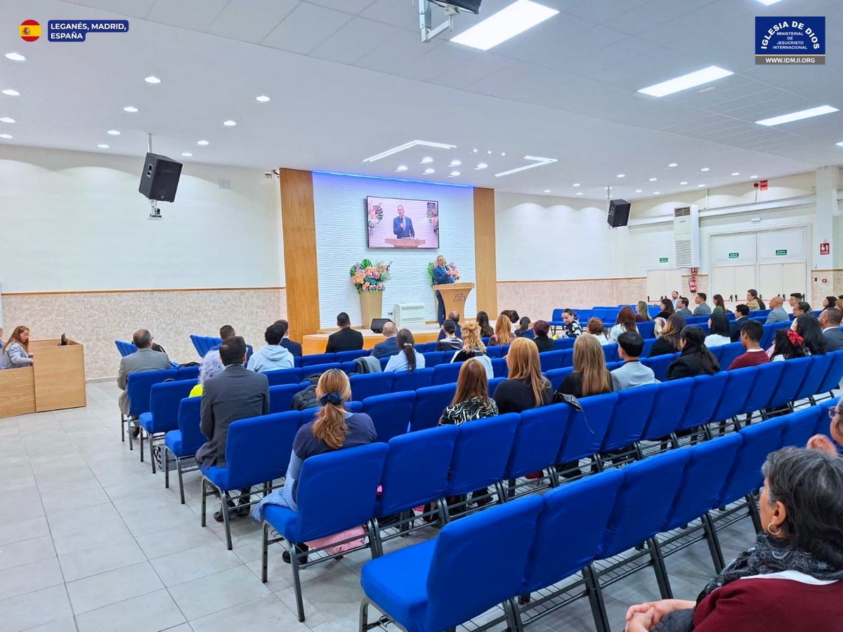 CGMJCIofficial's tweet photo. 🇪🇸 Photos: Br. Andres Carrillo and Sr. Patricia Ocana's Visit to Leganes, Spain – April 13, 2026
https://t.co/ltYV6efwpL

On April 13, 2026, Br. Andres Carrillo, International Supervisor of the Church of God Ministry of Jesus Christ International, visited the congregation in Leganes, located in the Community of Madrid, Spain, accompanied by his wife, Sr. Patricia Ocana.

During this visit, the brothers and sisters enjoyed a beautiful sermon.

Afterward, they had a worship service filled with joy, and a great revival took place. The brothers and sisters thank God for this wonderful visit.