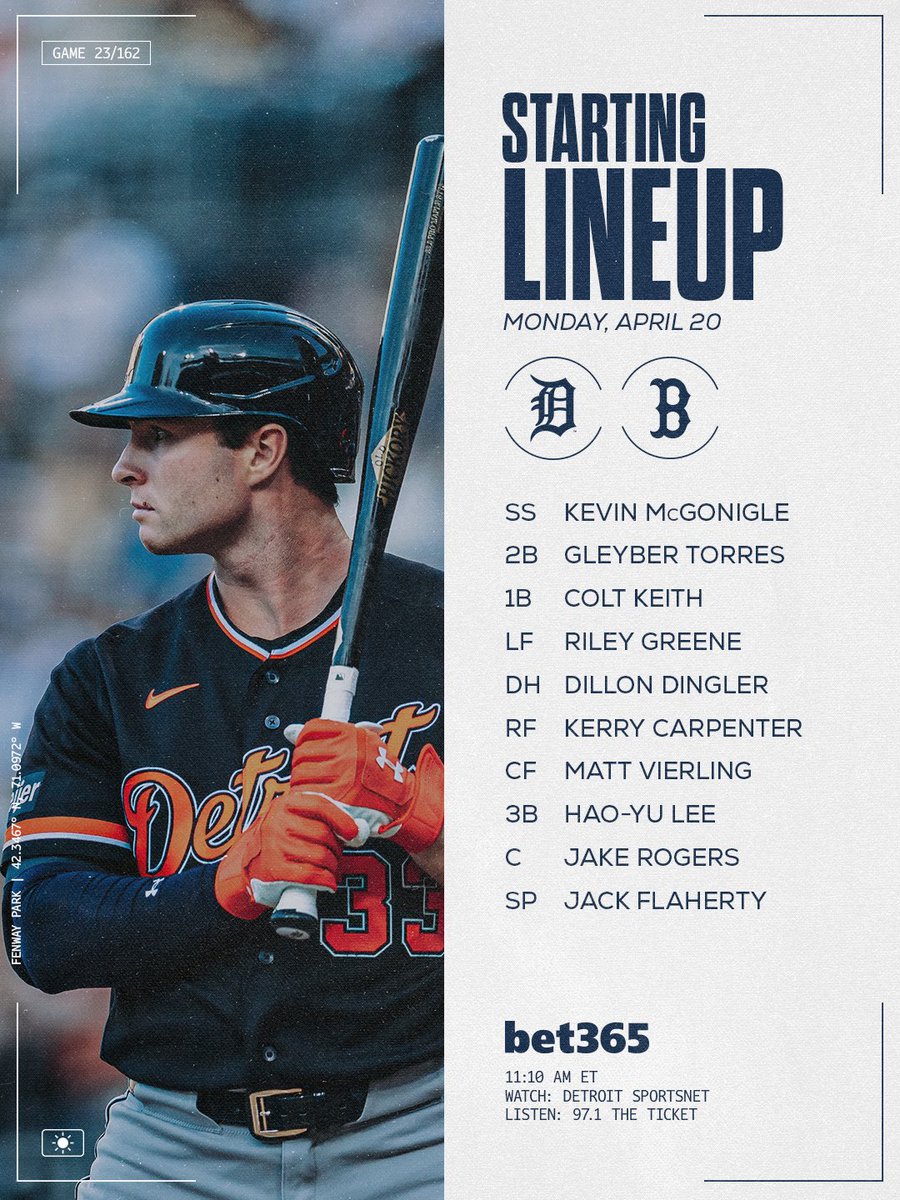 [LIVE](MLB) DET@BOS G4 李灝宇愛國敖早制桑尼圭 - 棒球 - PTT.BEST 批踢踢爆文