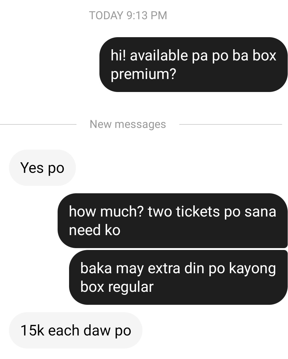 eri is LF EXhOrizoninManila tix 🥹🙏🏻 tweet media
