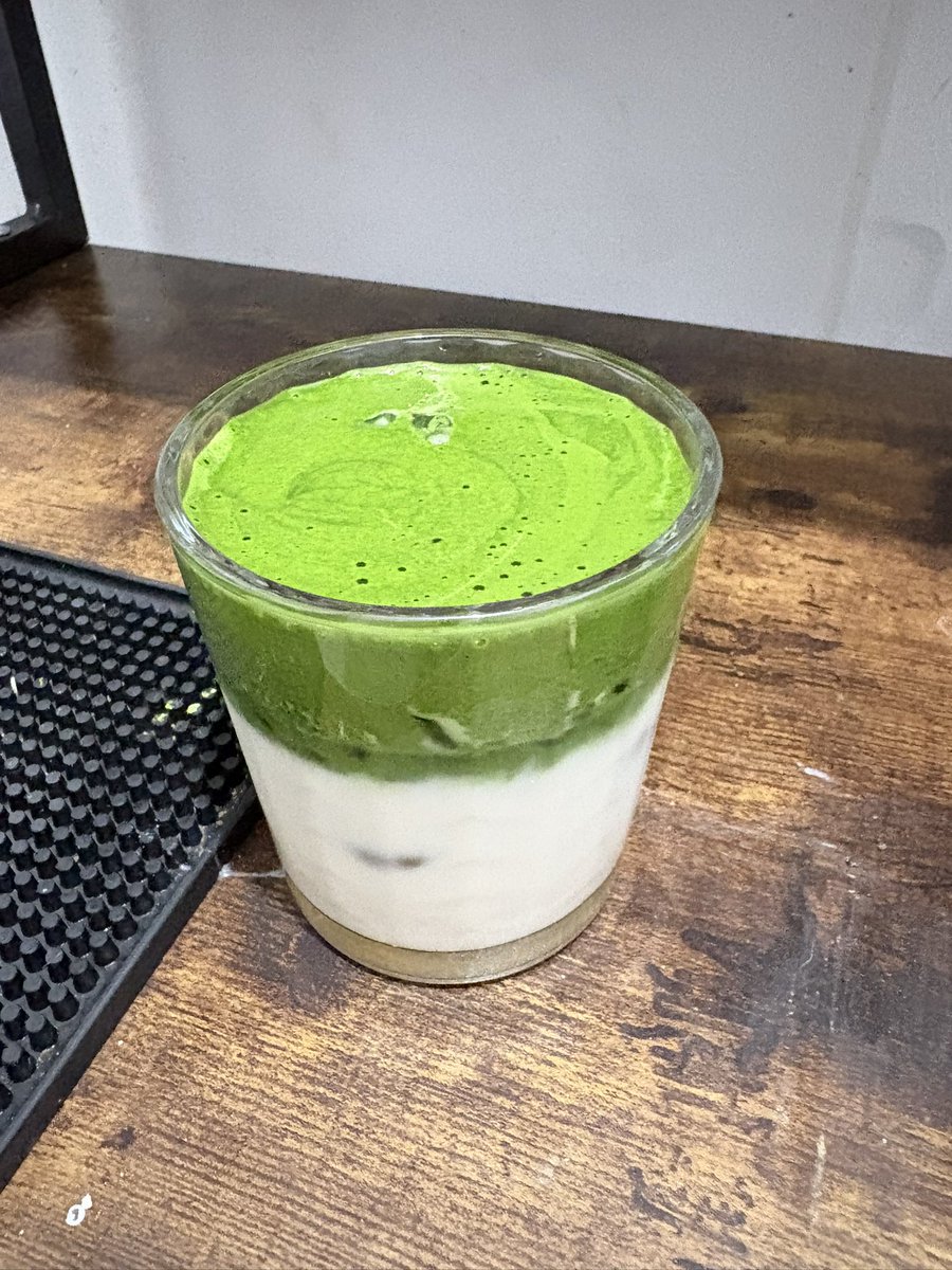 tsngerines's tweet image. made #matcha agn today! 🍵