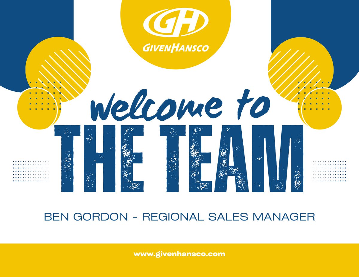 GivenHanscoInc's tweet photo. Welcome to the team, Ben! We’re excited to have you on board and can’t wait to see the impact you’ll make. 🙌

#WelcomeToTheTeam #NewHire #SalesLeadership #TeamGrowth #GivenHansco #GH #ConcreteIndustry https://t.co/5Z03v5trjO