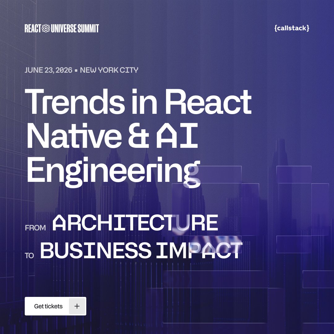 React Universe Summit | June 23, 2026 tweet media