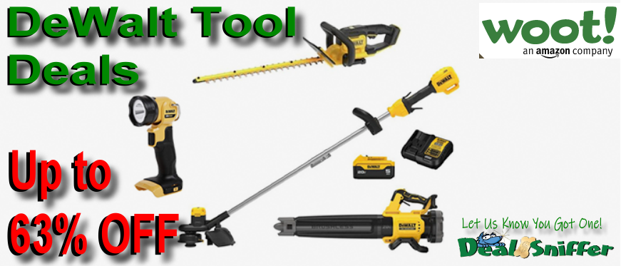 dealsniffer's tweet image. 🔥 Up to 63% OFF DeWalt Tool Deals @ Woot 💪
mavely.app.link/PtSfWzOAu2b 🔗
#dewalt #dewalttools #Tools #cordlesstools #cordless #workshop #garage #woot