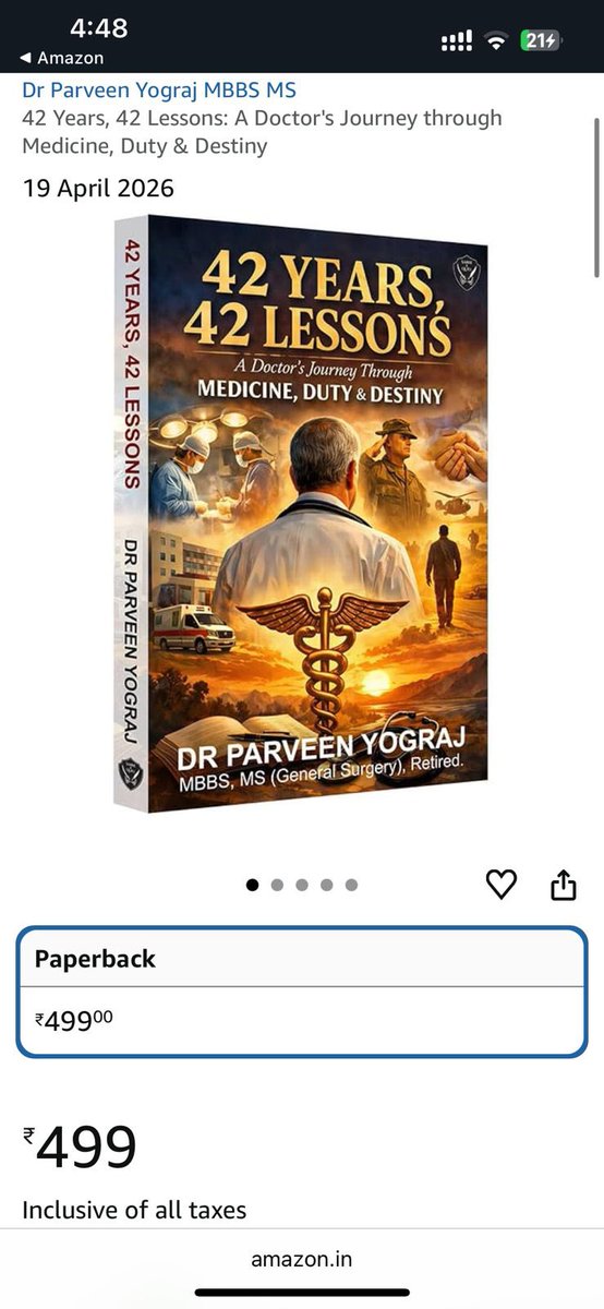 Dr PARVEEN YOGRAJ tweet media