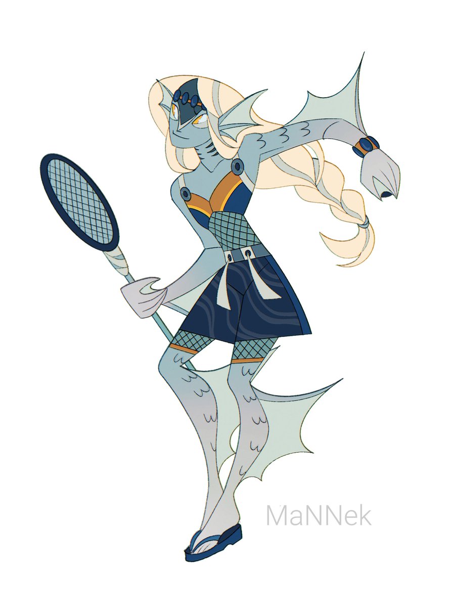 It's been a while since I did any sports! 🏃‍♂️ 

#art #drawing #monsterhigh #lagoonablue