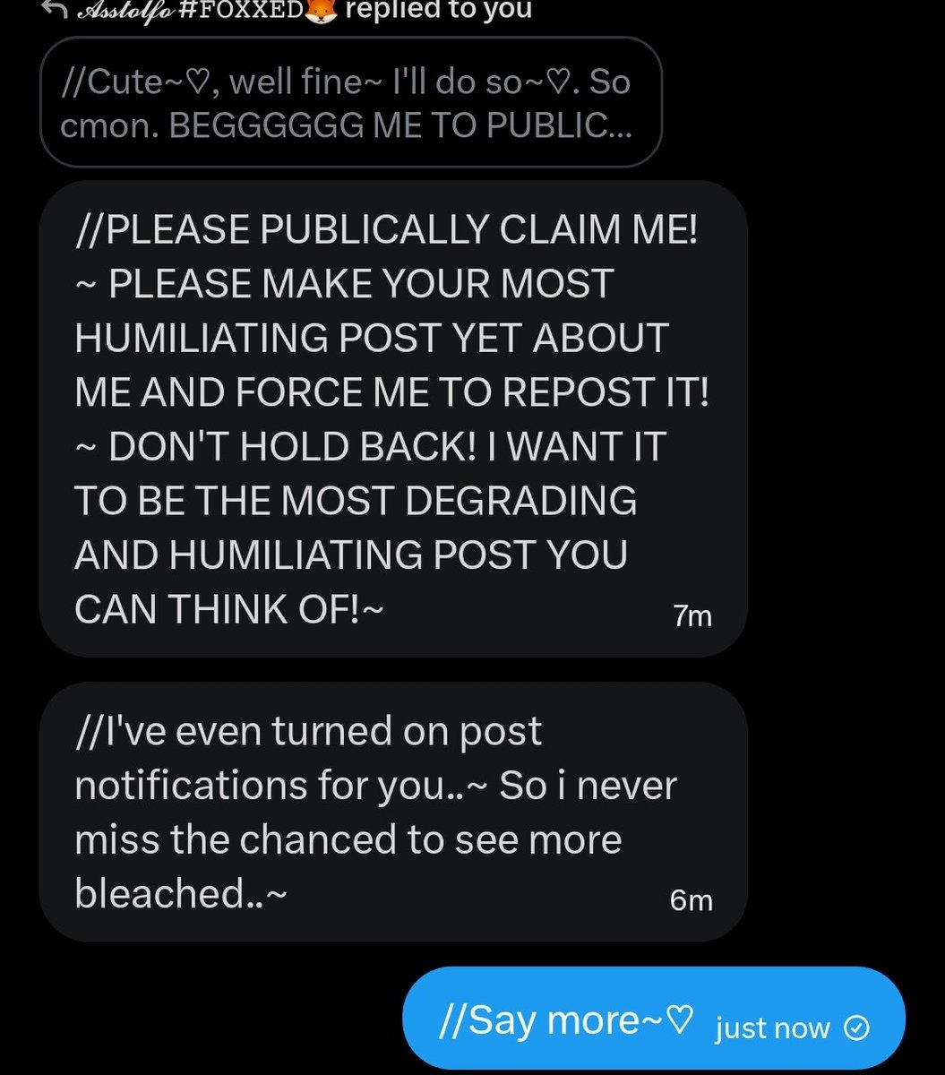 Your White Bully~, Power tweet media