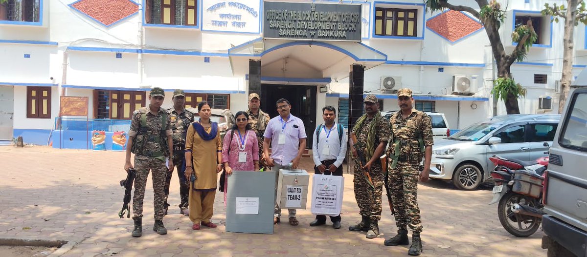 Deployment of CBM duties by the troops of 154 Bn during AE-2026 in West Bengal.