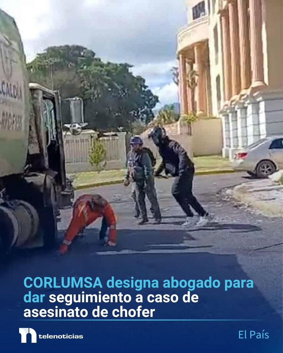Telenoticiasrd's tweet photo. #ElPaisTN I La sociedad comercial CORLUMSA informó la designación formal del licenciado Melvin Velásquez Then como abogado representante de la empresa, con el objetivo de dar seguimiento al caso de la muerte de David Abreu, quien se desempeñaba como chofer de camión recolector. https://t.co/ITkPfjzToh