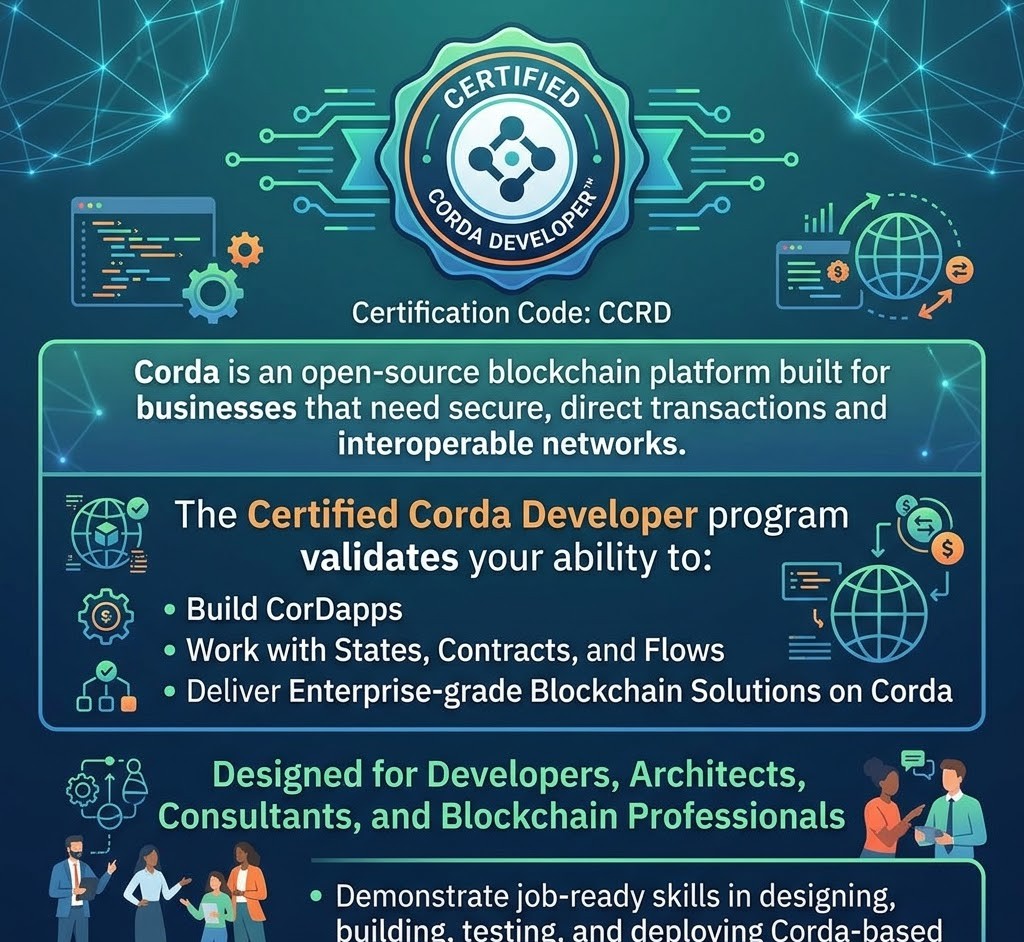 Bitnian_Bitnian's tweet image. Become a Certified Corda Developer™ 🚀
Learn CorDapps, contracts &amp;amp; enterprise blockchain skills.
#Corda #Blockchain #Web3 #Developers #FinTech #Bitnian