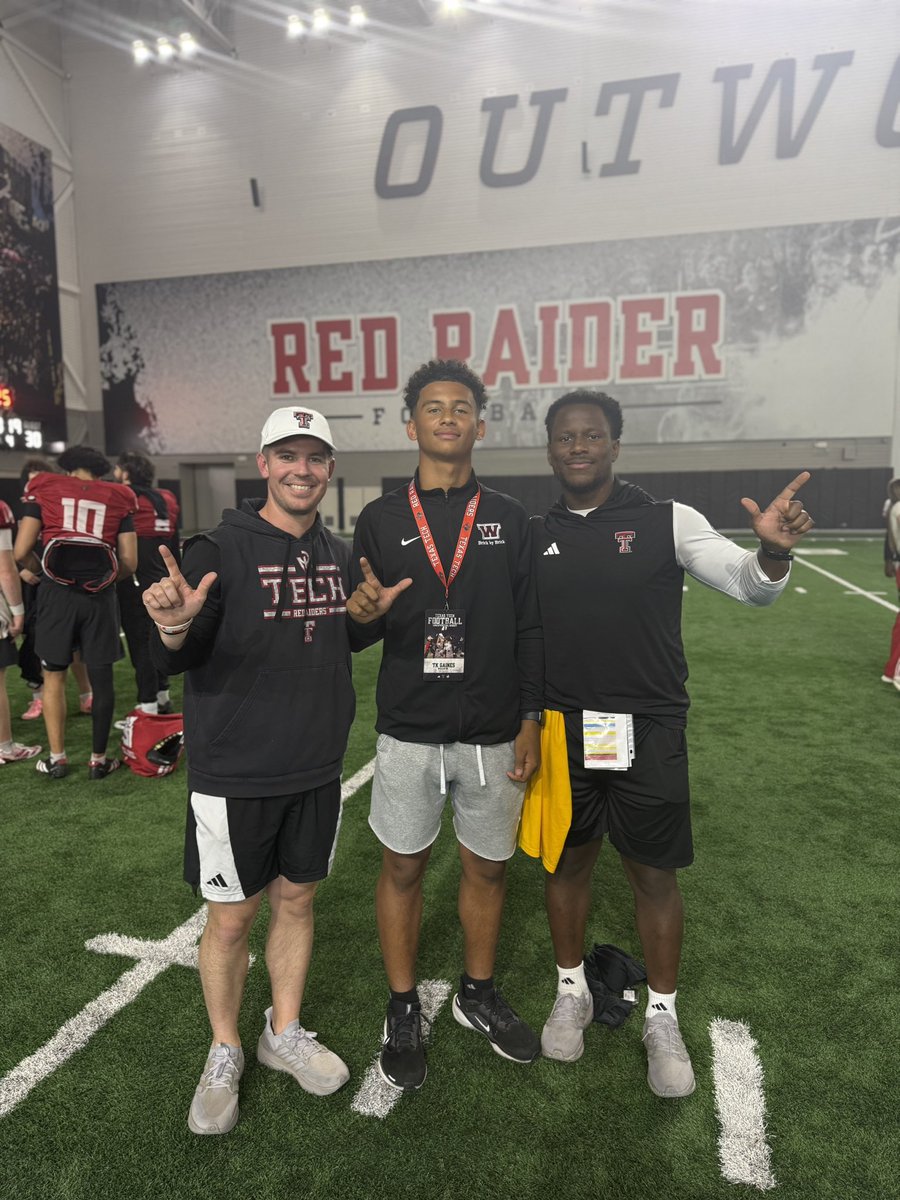 2028 4⭐ QB Tristin Gaines (<a href="/TKGaines0/">Tristin “TK” Gaines</a>) recaps #TexasTech visit, building strong bond with OC Mack Leftwich.

“That offer meant a lot to me because they believed in what they saw in me as a freshman”

Story: on3.com/sites/red-raid…