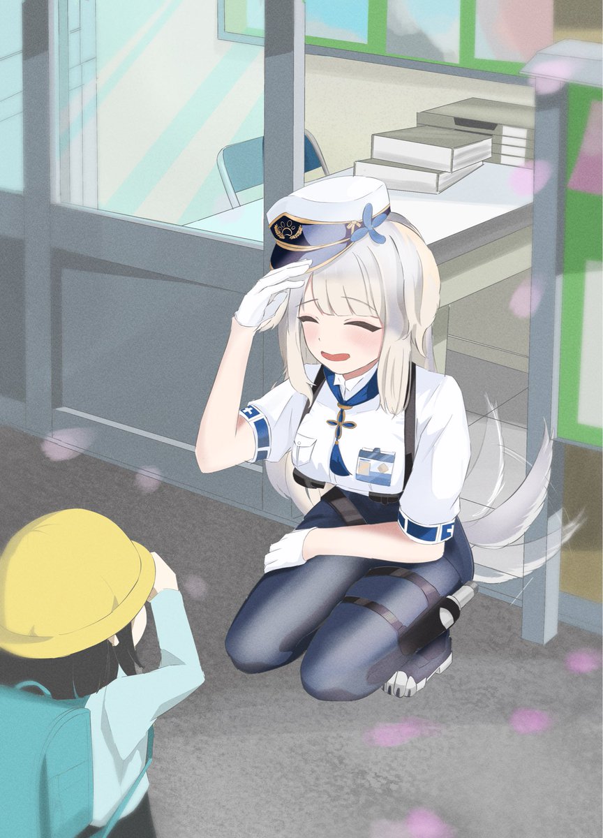 mid0rin_'s tweet photo. 犬のおまわりさん
#栞葉書 https://t.co/aETzJLRVgk