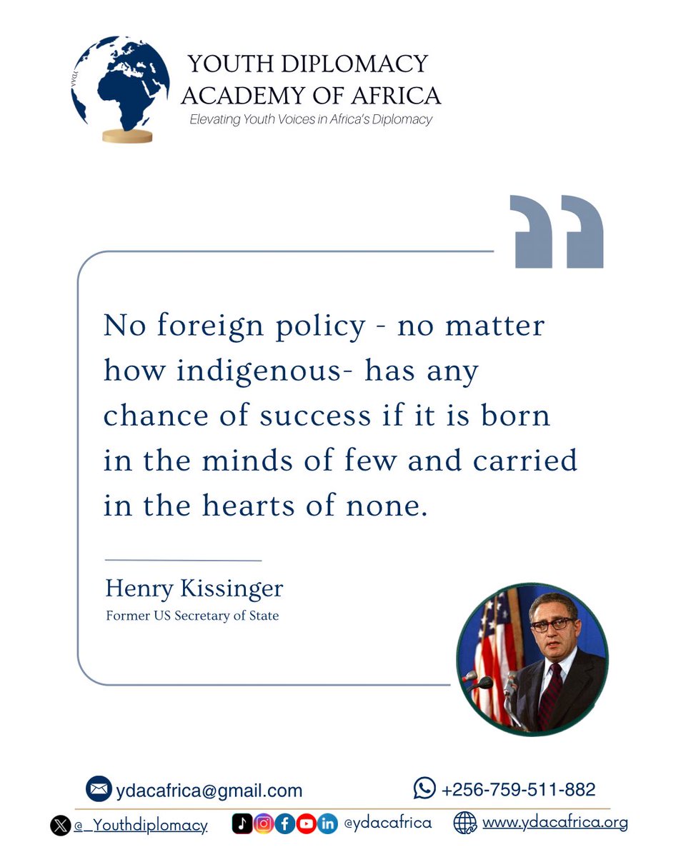Youth Diplomacy Academy of Africa tweet media