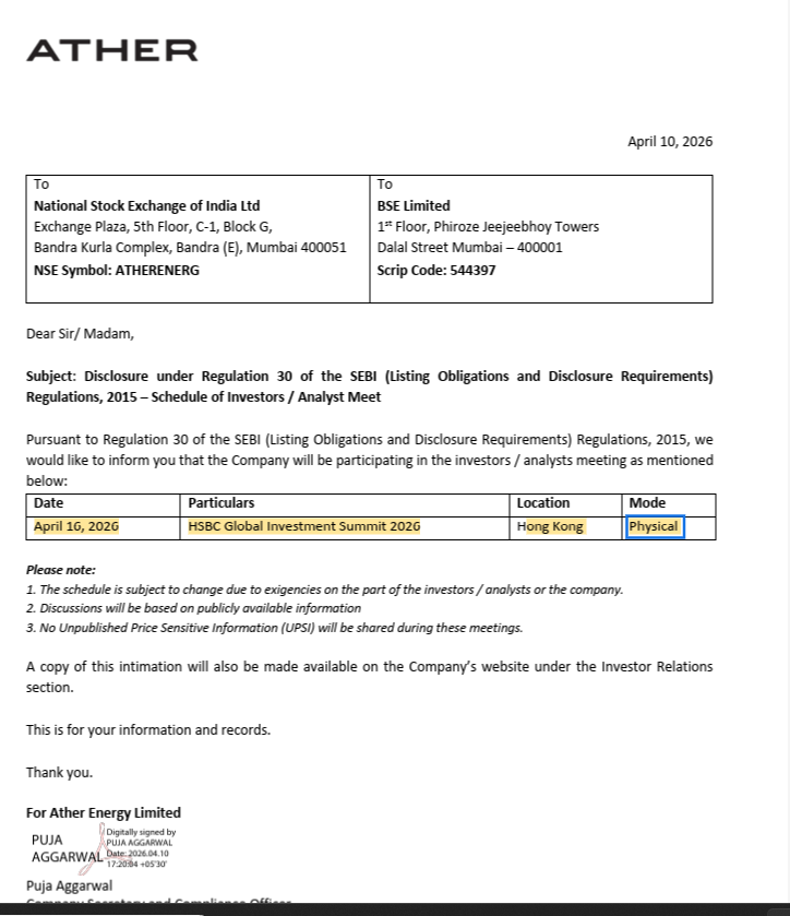 TMMFib618's tweet photo. Ather Energy Ltd
Ather is ready for another bull run, with fuel prices rising!
The chart has shown perfect retracement and is ready for another bull run!
#nse
#bsebresult #breakoutstocks
#AtherEnergyLtd
#AtherEnergy
#growthstocks https://t.co/sESMt4mDjk
