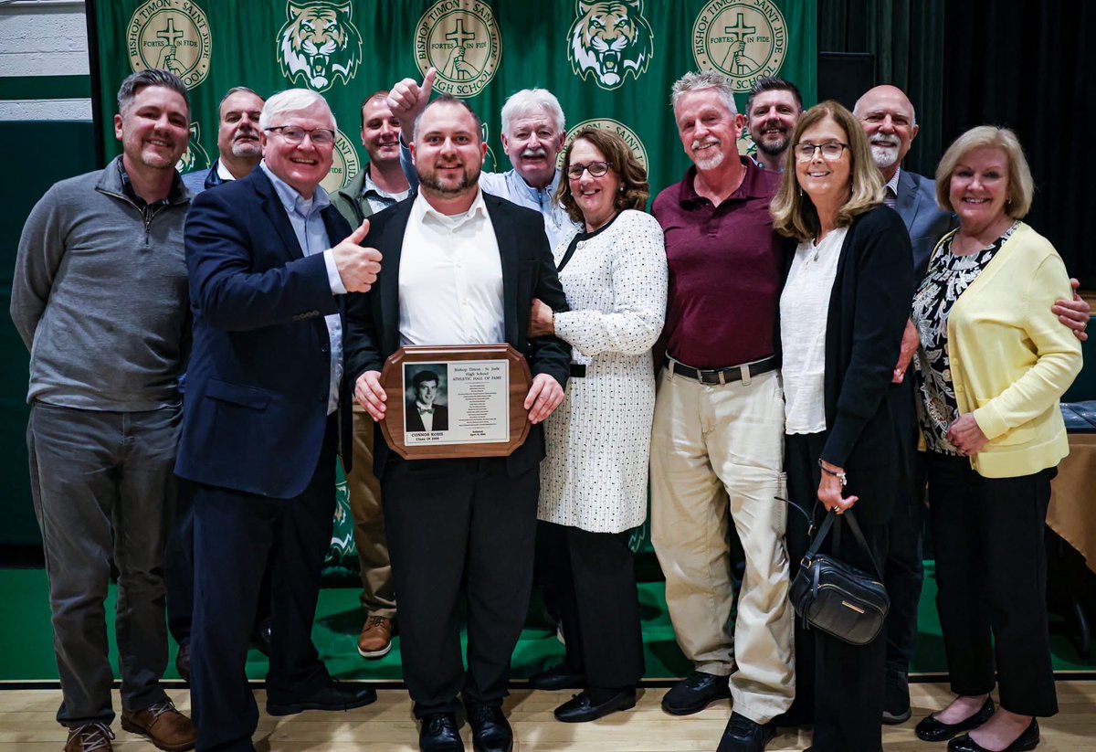 Timon proudly inducted the newest members of our Athletic Hall of Fame!
Congratulation to the following:
Championship Baseball Teams 1964-66
Mark Kirk '90 
Patrick Clancy '95
Kevin Quinn '02
Jeffrey Amplement '07 
Connor Kobis '09 
Mike Burke
Thank you for your lasting impact!