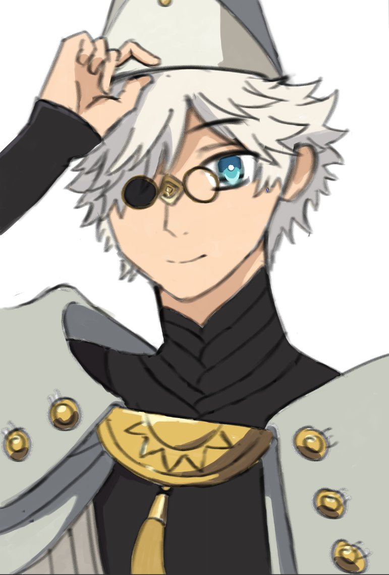 AudwolfYT's tweet photo. I recently started watching Witch Hat Atelier and it's amazing! so I tried drawing Qifrey for my day 20 of learning to draw. The hand is pretty janky especially the index finger, but besides that, I really like this drawing! https://t.co/H0VFsZ6Dot