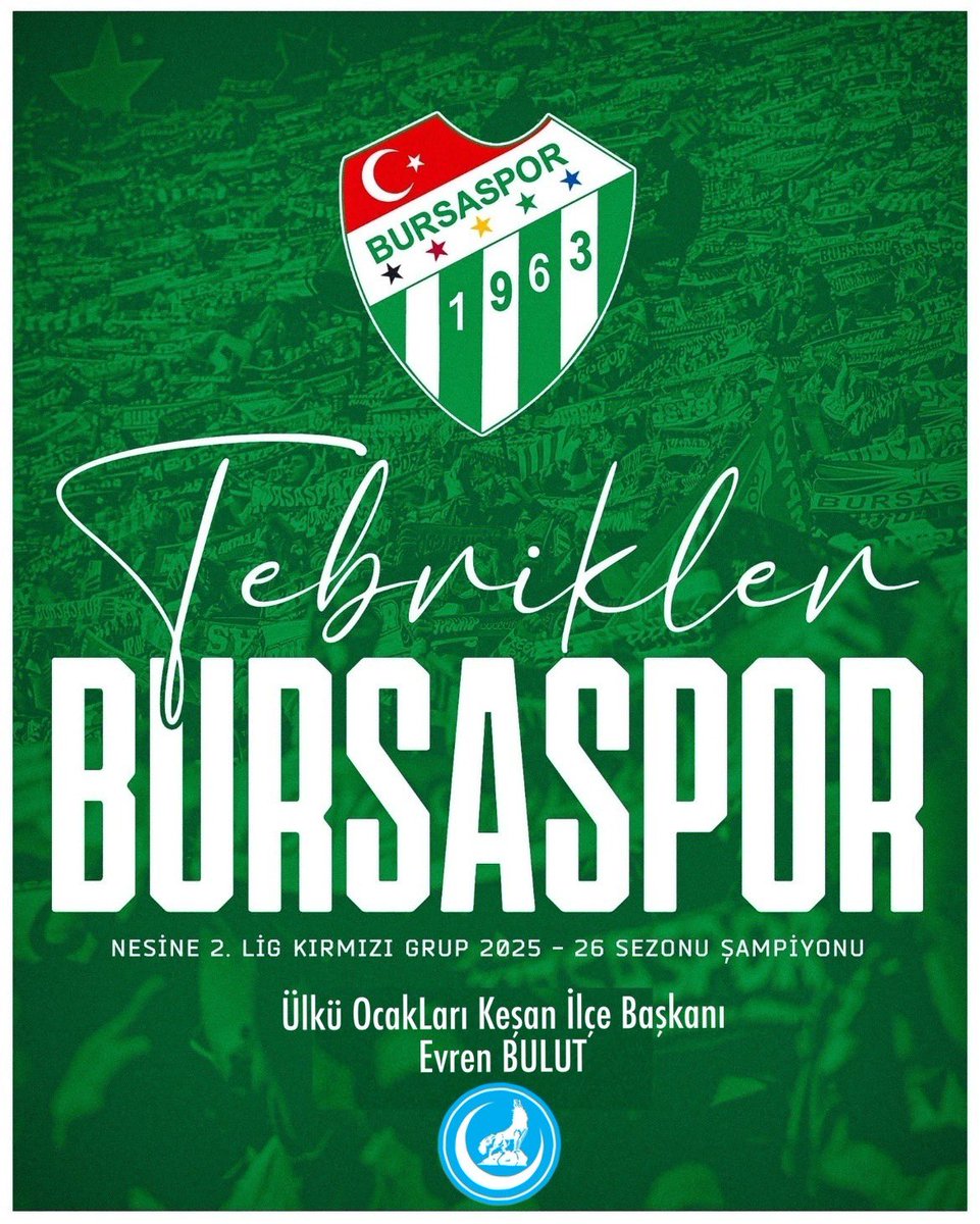 Tebrikler <a href="/BursasporSk/">Bursaspor</a>