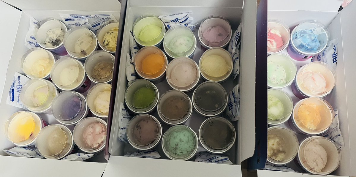 誕生日なので🎂
31のアイスを🍨31個(正確には32個)買いました！！！！！！！！！！しばらくアイスに困らない！！！！！！！！！！🍦✨✨✨
