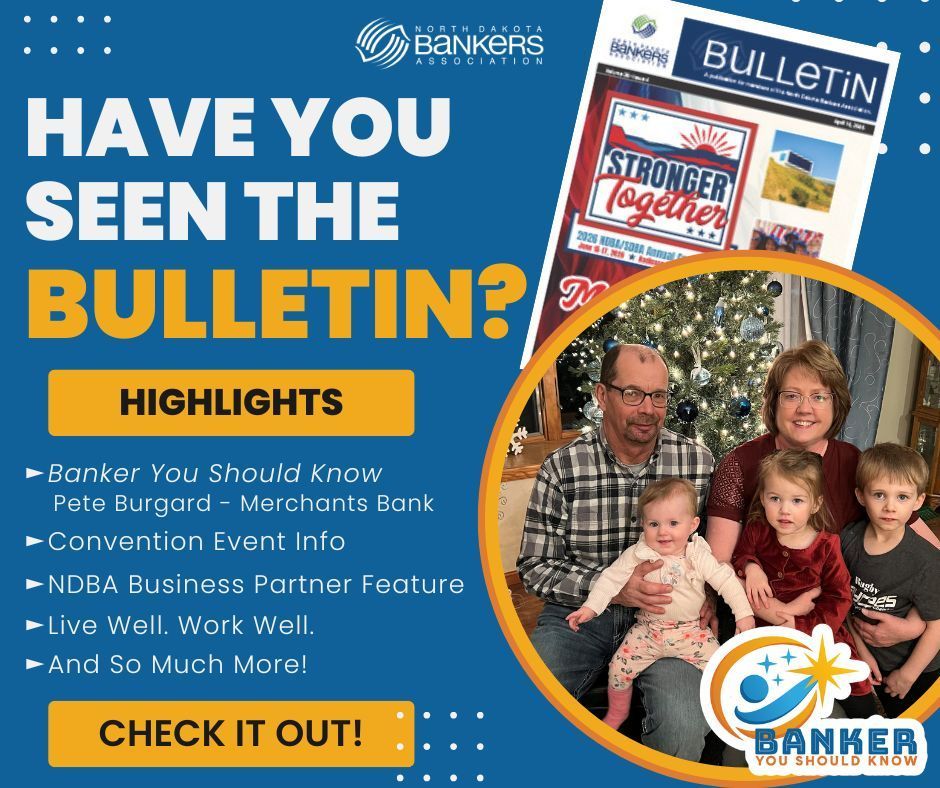 April Bulletin is here! 📘

Packed with updates, insights &amp; a spotlight on Pete Burgard of Merchants Bank—our April Banker You Should Know 🌟

Take a look and stay connected. Stronger Together ❤️💙
indd.adobe.com/view/c497c82c-…