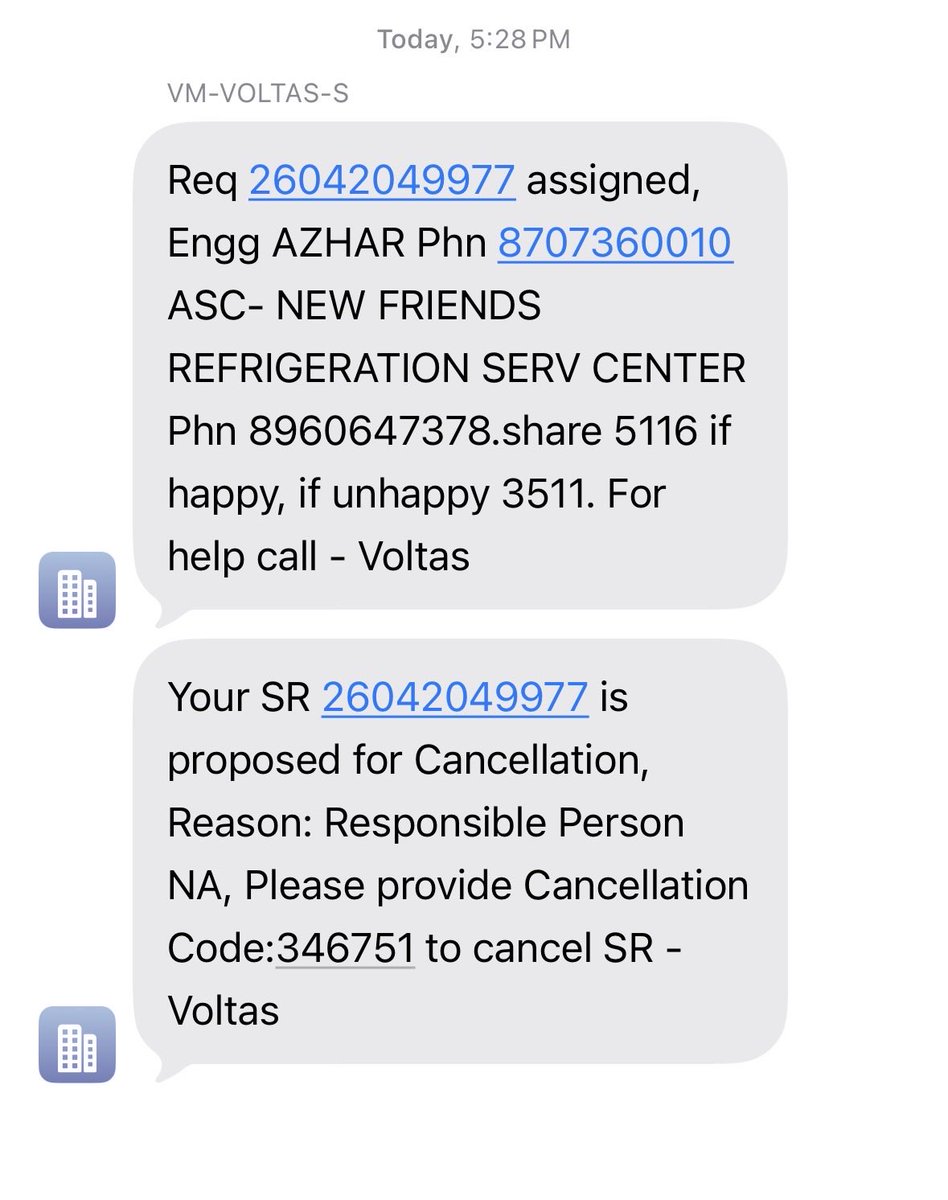 sengarfri's tweet photo. @myvoltas requested for service your technician didn’t came and giving excuses and want to close it without servicing, plz look into it and ensure servicing will be done asap. https://t.co/cAbjsWV4a7