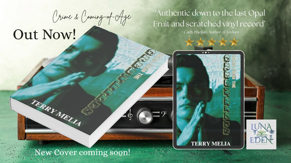 b00k5helf's tweet image. Set in the sweltering summer of 1976 Liverpool, Tales From The Greenhills follows teenager Tommy Dwyer as he navigates love, loyalty and danger on the edge of adulthood. Against a soundtrack of Bowie and Bolan, Tommy’s world spirals. #comingofage
Buy now! lunaedenbooks.co.uk/tales-from-gre…