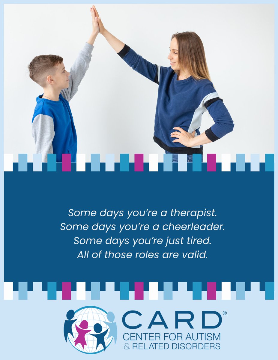 centerforautism's tweet image. To all the parents and caregivers, you're doing more than you realize.
Whether you're teaching, encouraging, or simply making it through the day, every role you take on matters.
Give yourself grace. You’re showing up, and that’s everything.
#aba #AutismAcceptance #autismawareness