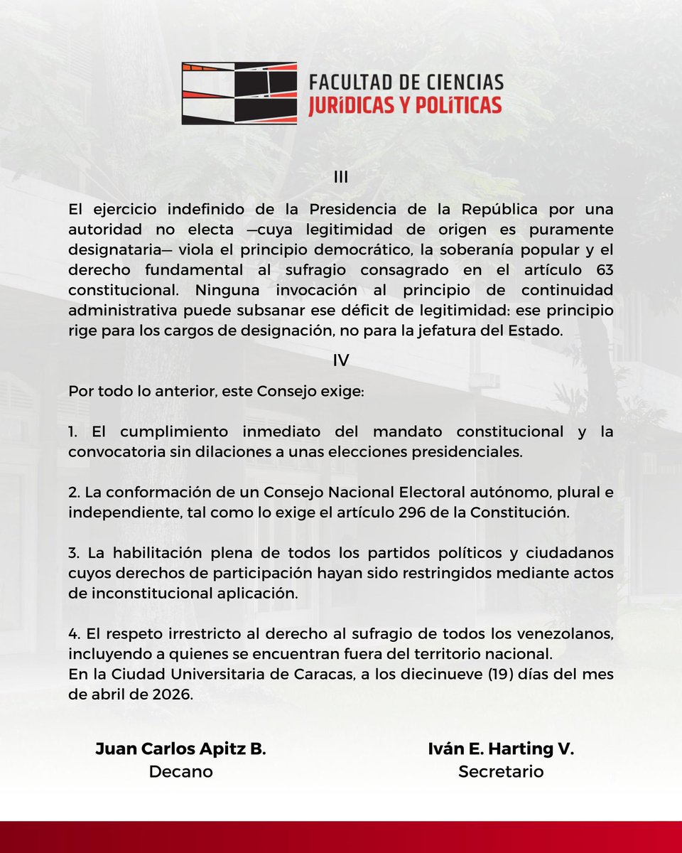 Juan Carlos Apitz B. tweet media