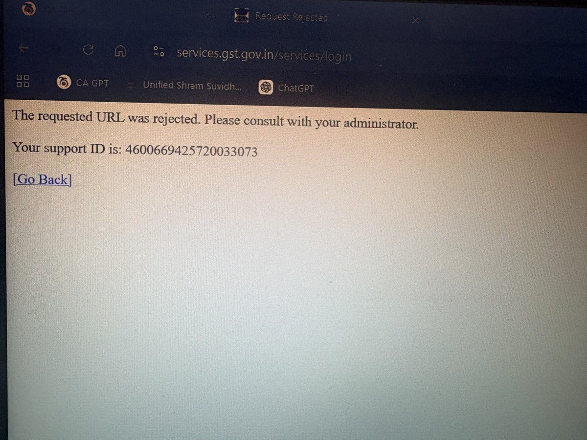 mehulvora1510's tweet photo. GST Portal issues are becoming a serious concern. Frequent crashes, login failures, and inability to file GSTR-3B are disrupting compliance.
Requesting authorities to kindly extend the due date for March’26 returns.
@Infosys_GSTN
@nsitharamanoffc
#GSTPortal #ExtendDueDate https://t.co/ZD4hBE1Lm0