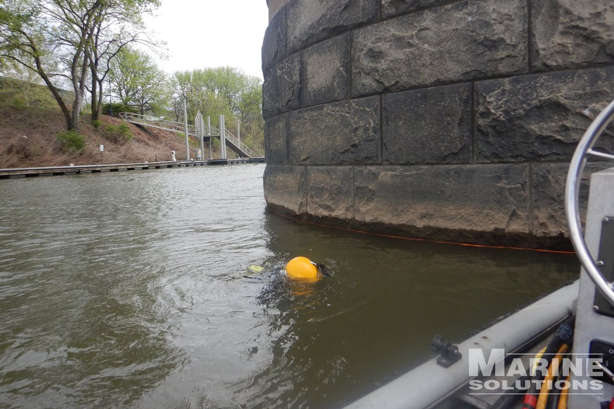 MSIdiving's tweet photo. You see the bridge. We see everything beneath it.

Our divers recently completed underwater inspections on several bridges across Pennsylvania, identifying what’s hidden below the surface to help protect what’s above it. https://t.co/4XtUHOBmcd