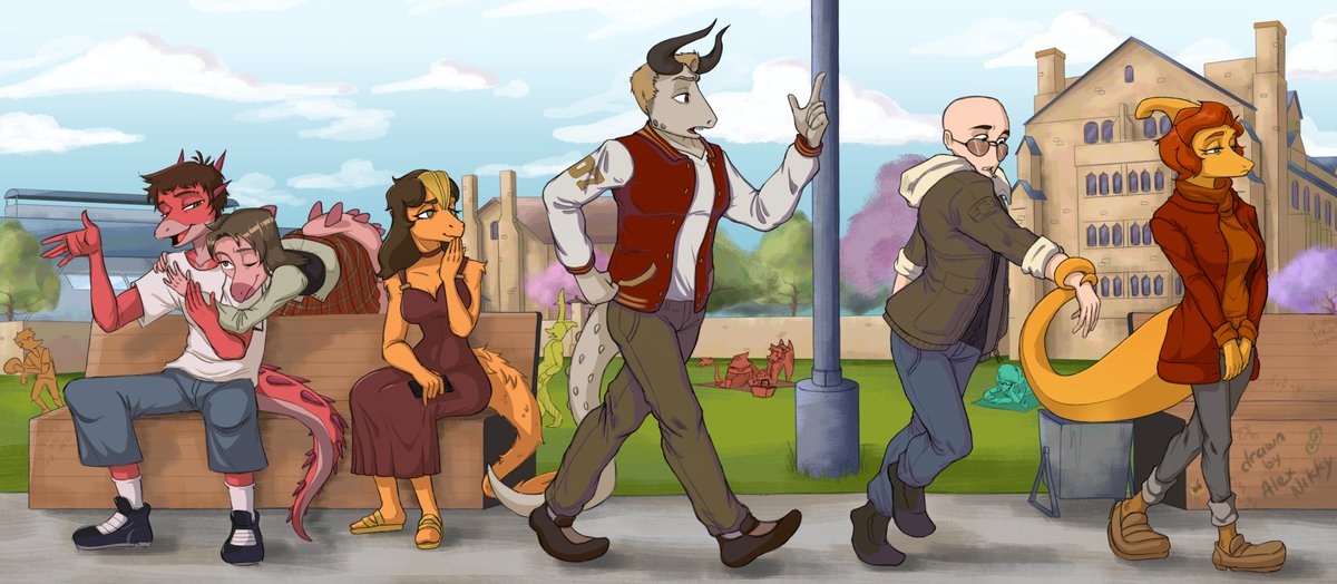 alxnkky8's tweet photo. Fanart for upcoming game "Was I Write"

Thank you for comm @zaptorgo! All characters credit to @CtrlAltInter https://t.co/GQr0pukDeb