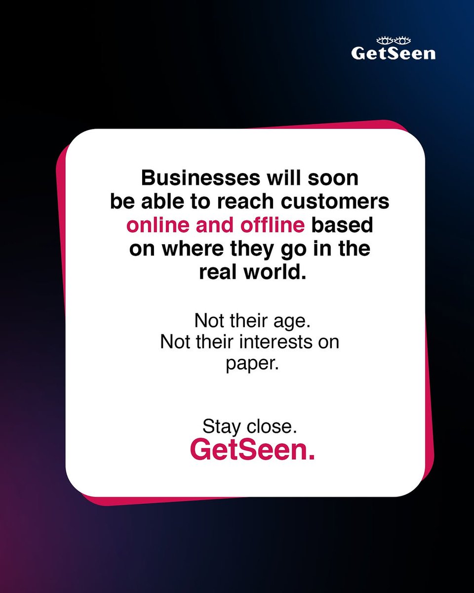 Getseenhq's tweet photo. We’ve been building something.
We’re not ready to talk about it yet.
But when we are, you’ll want to have been paying attention.
Follow this page. Stay close.
#visibility #getseen #digitalbillboard #advertisment https://t.co/BGJ5A1CryI