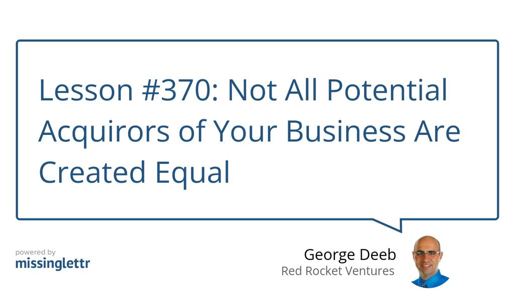 georgedeeb's tweet image. If you care about your staff being treated fairly post-sale, you don't want to sell to someone who is going to layoff your team.

Read more 👉 lttr.ai/AqTPG

#M&amp;amp;A #strategy #startups