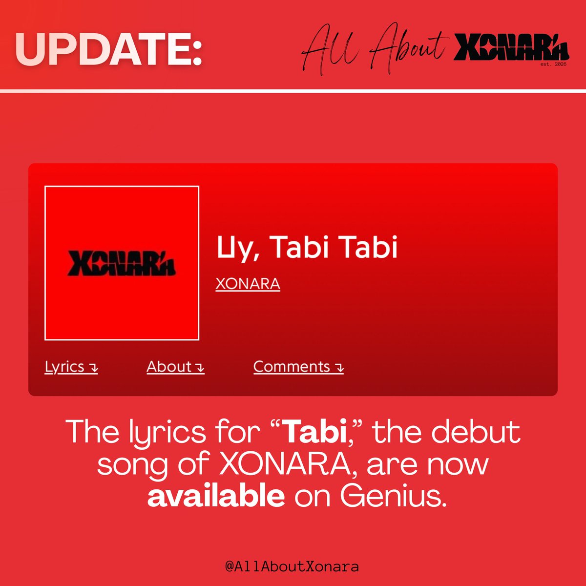 All About Xonara tweet media