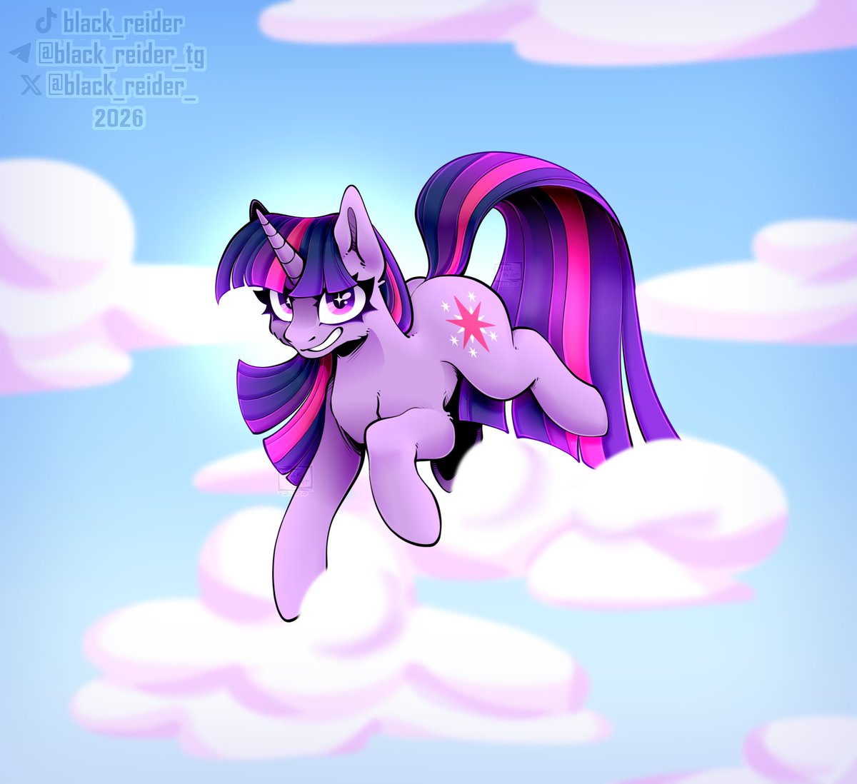black_reider_'s tweet image. Hehehe, it's been a while since I've drawn a pony :P Fan fact: I love Twilight from the first seasons; she's more distinctive and lively than she was after she became an alicorn :P

#pony #mylittlepony #twilight #twilightsparkl
