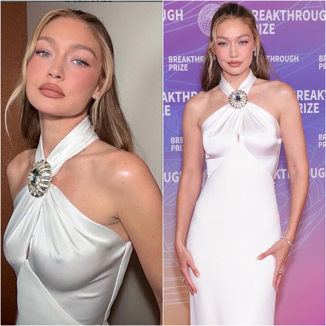 actresscwens's tweet image. Gigi Hadid turned heads as she graced the red carpet at the 12th Annual Breakthrough Prize Ceremony, stunning in a silky halter dress by David Koma. #GigiHadid #BreakthroughPrize #RedCarpetGlam #HighFashion #DavidKoma