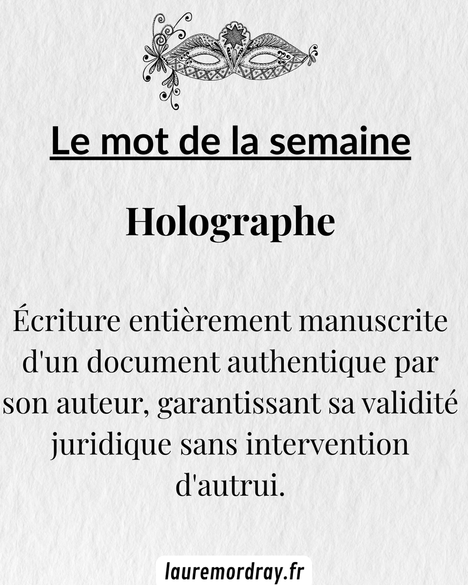 MordrayLaure's tweet image. J'ai découvert ce mot dans L'Héritage Greenwood, de Jacques Sadoul. 
Comme quoi, on en apprend tous les jours, hein ?

#culture #cultureG #dico #vocabulaire #lexique