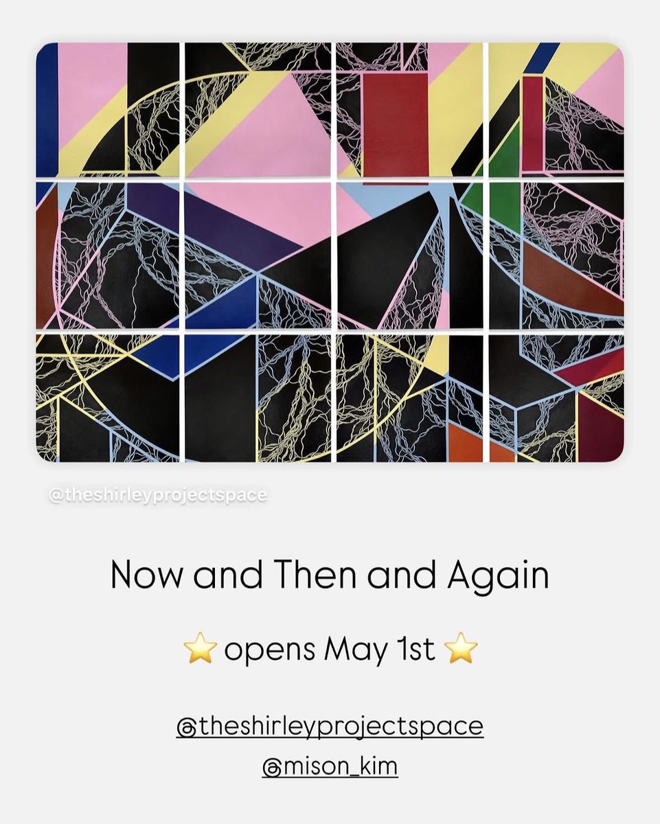 Cageybaby1's tweet image. GM~🌸🌟☕️

#theshirleypronectspace #artexhibition #brooklyn #misonkim