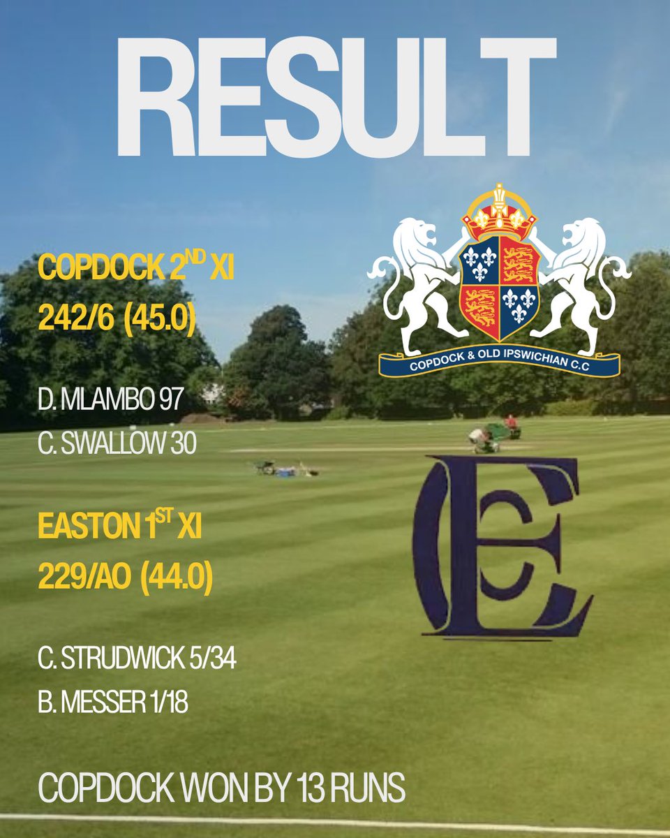 Copdock & Old Ipswichian Cricket Club tweet media