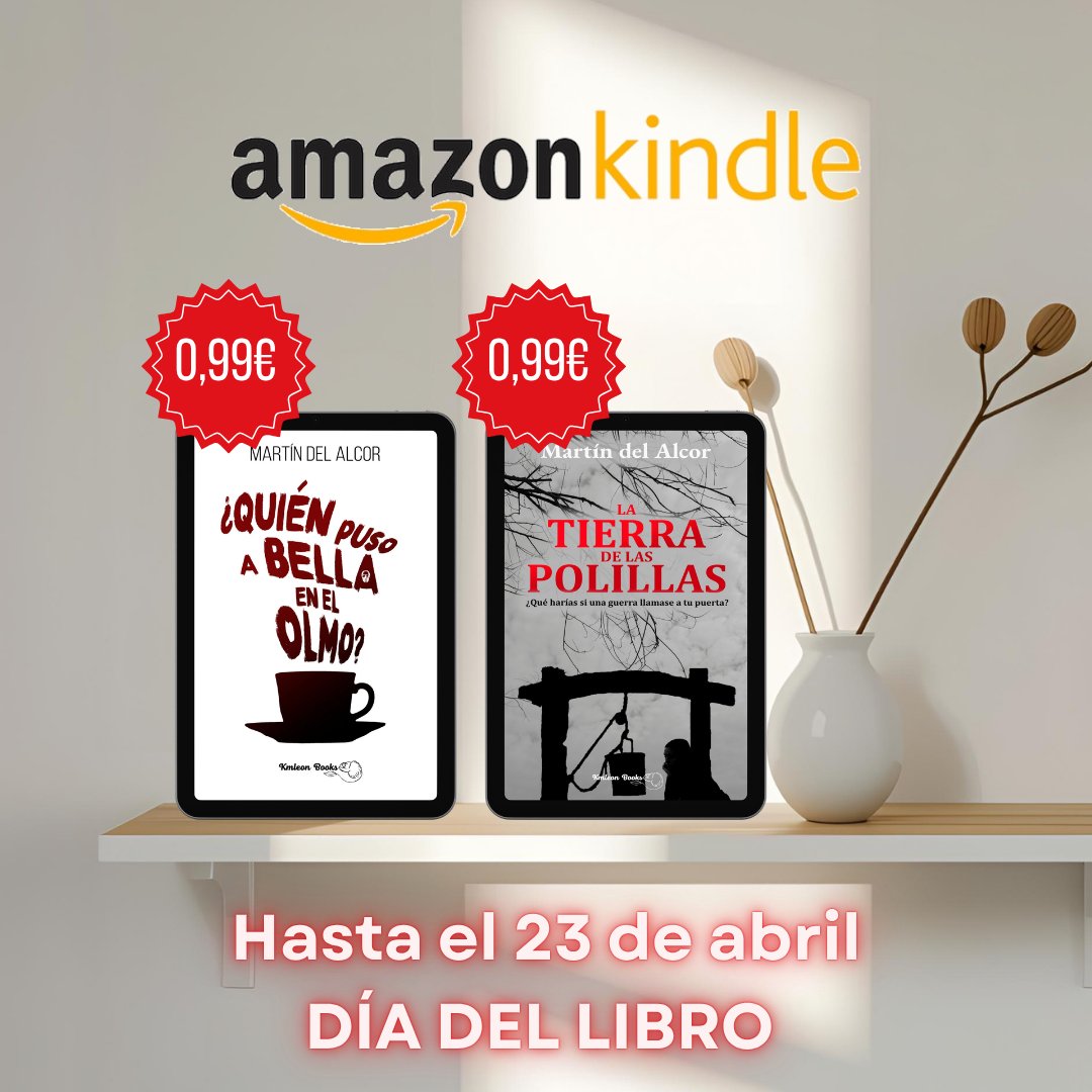 MartinDelAlcor's tweet image. #Promoción de mis novelas en formato eBook por el Día Internacional del Libro.

amazon.es/stores/Mart%C3…