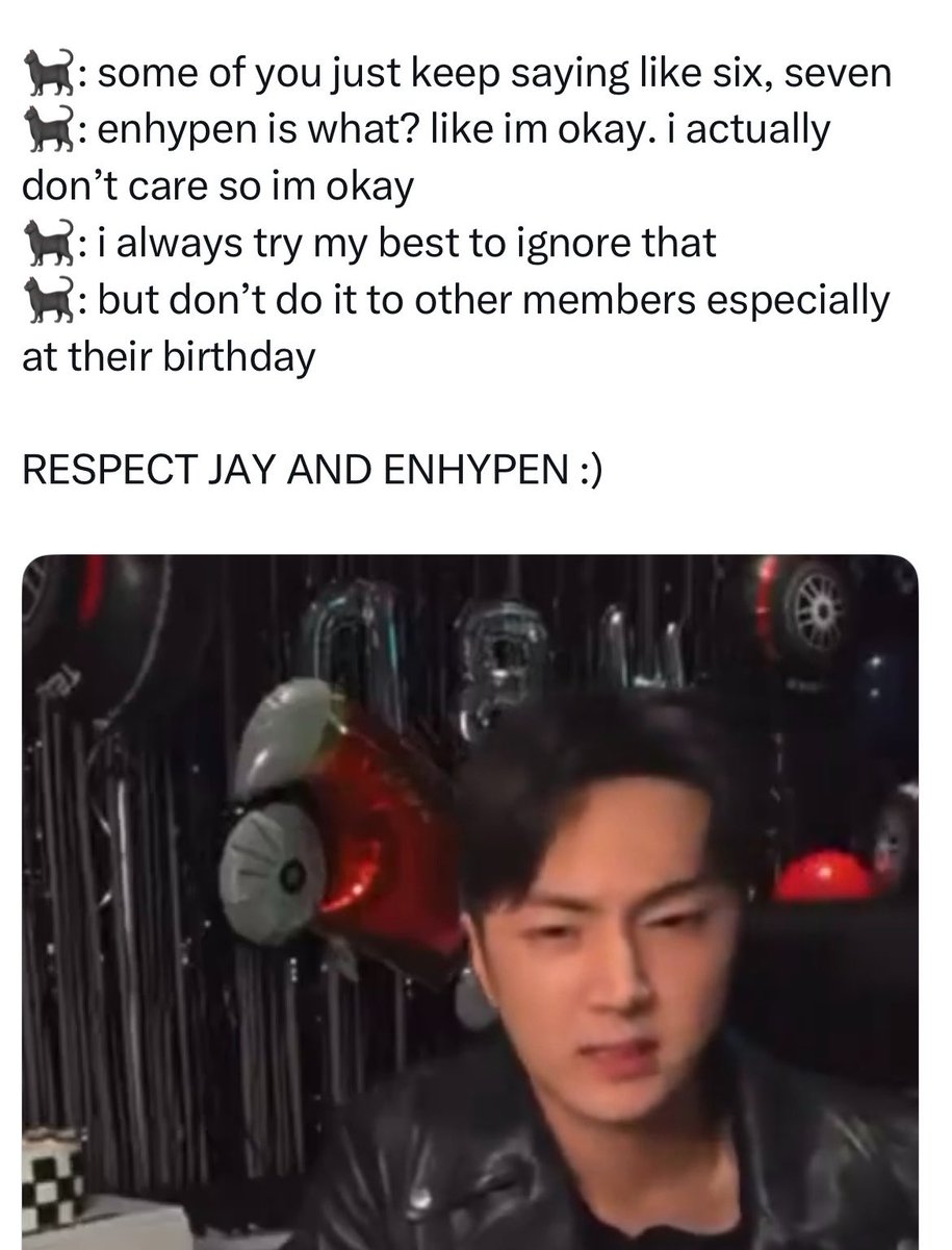 first is jungwon now its jay. just how many times the members need to call you out for you to finally stop? they are just asking for RESPECT. a basic human decency. if u can’t respect enhypen then just leave them alone 😭