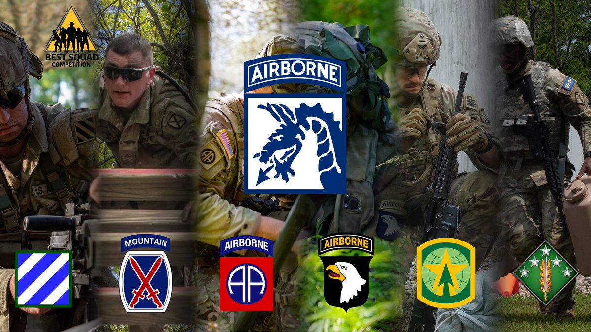 10MTNDIV's tweet image. The 18th Airborne Corps Best Squad Competition kicks off at Fort Drum, hosted by the 10th Mountain Division.

Testing toughness, teamwork, and lethality—this is warfighting readiness in action.

#ClimbToGlory #BeAllYouCanBe #usarmy